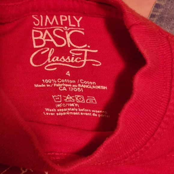 Girls red ice cream t shirt - Picture 4 of 5